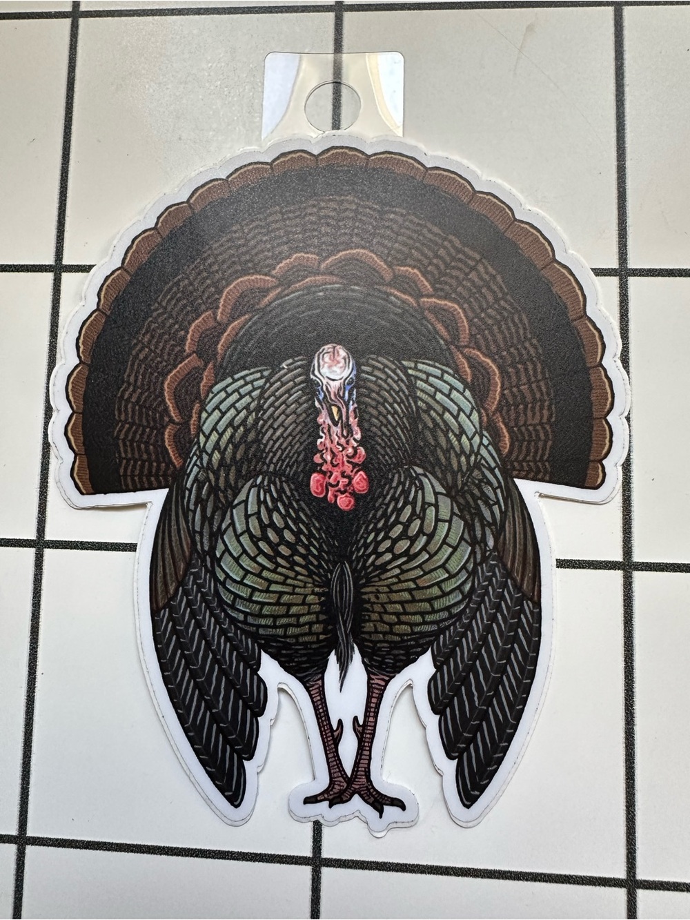 Casey Underwood Artwork Merriams Wild Turkey Decal Vinyl sticker Thanksgiving